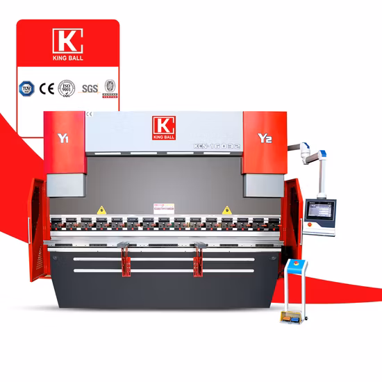Primapress Hydraulic CNC Press Brake 125t 2500mm 6+1 Axis Bending Machine with Da53t/Da66t/Da69t Controller for Sheet Metal Folding