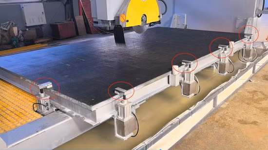 Italian System 5 Axis CNC Stone Cutting Machine Kitchen Countertop Sink Marble