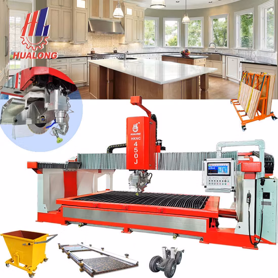 Dialead Italy Costantino Program Software 5 Axis CNC Bridge Cutting Machine for Marble, Quartz, Kitchen Countertop for America
