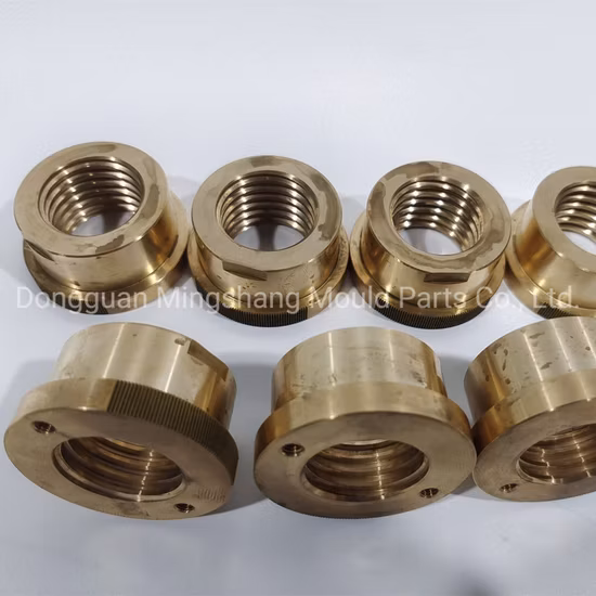 CNC Milling High Quality Core Insert with Hardness Brass for Making Plastic Thread Bottol Cap Mold